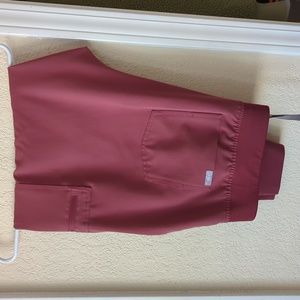 Figs Zamora Scrub Pants - Dark Cherry